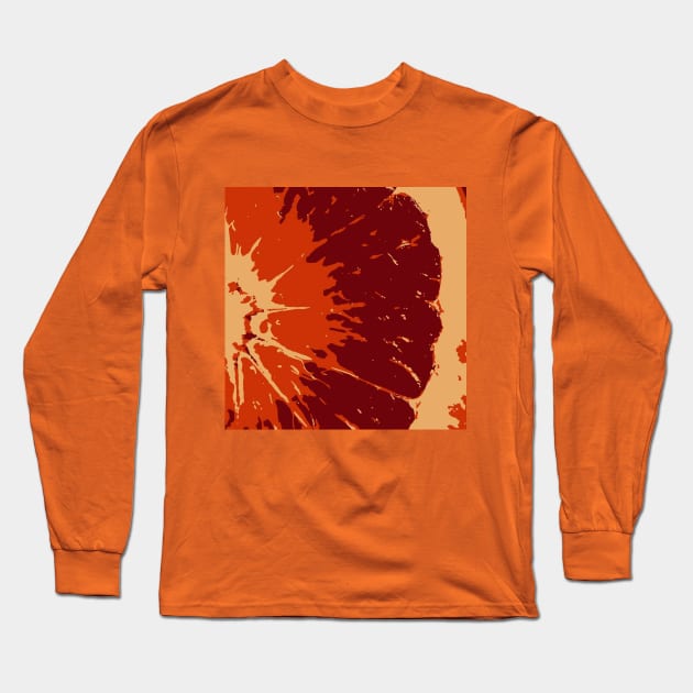 Blood Orange Long Sleeve T-Shirt by IckyScrawls